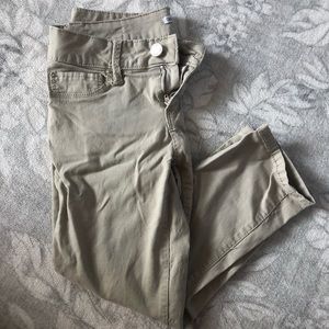 Khaki jeggings